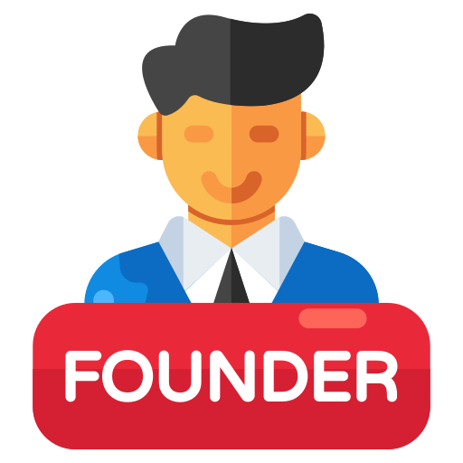 Founders in Project Lead Icon